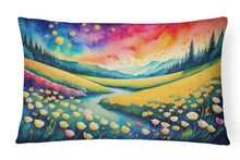 Load image into Gallery viewer, Buttercups in Color Fabric Decorative Pillow
