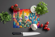 Load image into Gallery viewer, Cactus in Color Glass Cutting Boards – Durable, Decorative Kitchen Art Large
