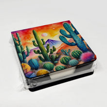 Load image into Gallery viewer, Cactus in Color PU Leather Note Paper Holder