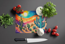 Load image into Gallery viewer, Cactus in Color Glass Cutting Boards – Durable, Decorative Kitchen Art Large