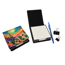 Load image into Gallery viewer, Cactus in Color PU Leather Note Paper Holder