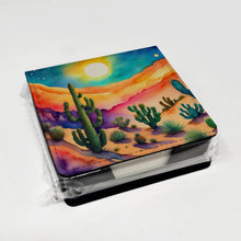 Load image into Gallery viewer, Cactus in Color PU Leather Note Paper Holder