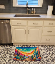 Load image into Gallery viewer, Cactus in Color Memory Foam Kitchen Mat