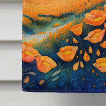 Load image into Gallery viewer, California Poppies in Color House Flag