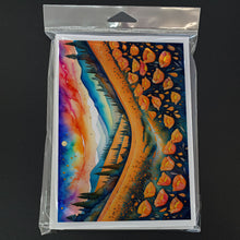 Load image into Gallery viewer, California Poppies in Color Greeting Cards -  Blank Note Cards – 8-Pack of Artist-Designed Cards with Envelopes