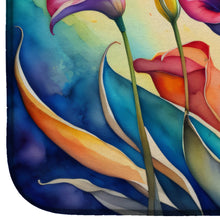 Load image into Gallery viewer, Calla Lilies in Color Dish Drying Mat