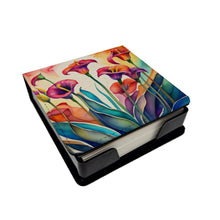 Load image into Gallery viewer, Calla Lilies in Color PU Leather Note Paper Holder