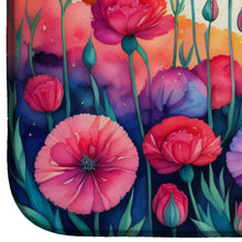 Load image into Gallery viewer, Carnations in Color Dish Drying Mat