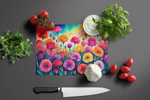 Load image into Gallery viewer, Carnations in Color Glass Cutting Boards – Durable, Decorative Kitchen Art Large