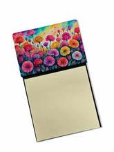 Load image into Gallery viewer, Carnations in Color Sticky Note Holder- Refiilable Desk Accessory Note Pad