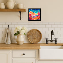 Load image into Gallery viewer, Celosia in Color Framed Metal Print