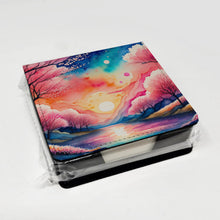 Load image into Gallery viewer, Cherry Blossom in Color PU Leather Note Paper Holder