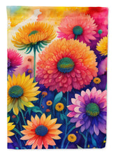 Load image into Gallery viewer, Chrysanthemums in Color House Flag