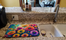Load image into Gallery viewer, Chrysanthemums in Color Dish Drying Mat