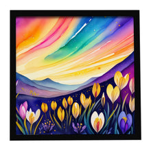 Load image into Gallery viewer, Crocus in Color Framed Metal Print