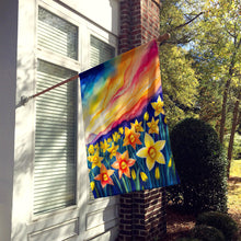 Load image into Gallery viewer, Daffodils in Color House Flag