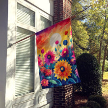 Load image into Gallery viewer, Dahlias in Color House Flag