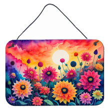 Load image into Gallery viewer, Dahlias in Color Wall or Door Hanging Prints