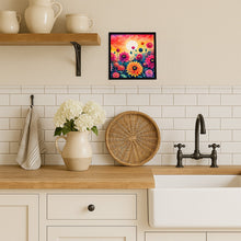 Load image into Gallery viewer, Dahlias in Color Framed Metal Print
