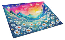 Load image into Gallery viewer, Daisies in Color Glass Cutting Boards – Durable, Decorative Kitchen Art Large