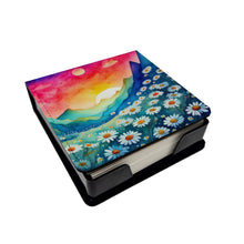 Load image into Gallery viewer, Daisies in Color PU Leather Note Paper Holder