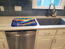 Load image into Gallery viewer, Delphinium in Color Dish Drying Mat