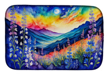 Load image into Gallery viewer, Delphinium in Color Dish Drying Mat