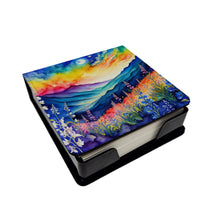 Load image into Gallery viewer, Delphinium in Color PU Leather Note Paper Holder