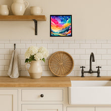 Load image into Gallery viewer, Dusty Miller in Color Framed Metal Print