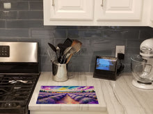 Load image into Gallery viewer, English Lavender in Color Glass Cutting Boards – Durable, Decorative Kitchen Art Large