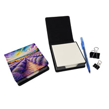 Load image into Gallery viewer, English Lavender in Color PU Leather Note Paper Holder