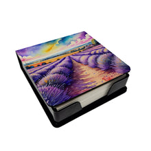 Load image into Gallery viewer, English Lavender in Color PU Leather Note Paper Holder