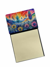 Load image into Gallery viewer, Eryngium in Color Sticky Note Holder- Refiilable Desk Accessory Note Pad
