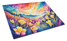 Load image into Gallery viewer, Freesia in Color Glass Cutting Boards – Durable, Decorative Kitchen Art Large