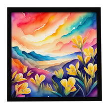 Load image into Gallery viewer, Freesia in Color Framed Metal Print