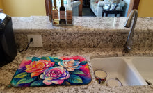 Load image into Gallery viewer, Gardenias in Color Dish Drying Mat