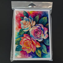 Load image into Gallery viewer, Gardenias in Color Greeting Cards -  Blank Note Cards – 8-Pack of Artist-Designed Cards with Envelopes
