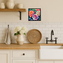 Load image into Gallery viewer, Gardenias in Color Framed Metal Print