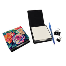 Load image into Gallery viewer, Gardenias in Color PU Leather Note Paper Holder
