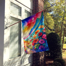 Load image into Gallery viewer, Geraniums in Color House Flag