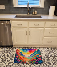 Load image into Gallery viewer, Geraniums in Color Memory Foam Kitchen Mat
