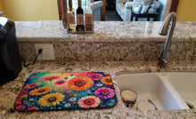 Load image into Gallery viewer, Gerbera Daisies in Color Dish Drying Mat