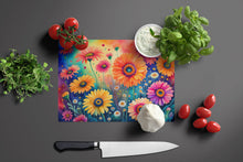 Load image into Gallery viewer, Gerbera Daisies in Color Glass Cutting Boards – Durable, Decorative Kitchen Art Large