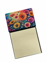 Load image into Gallery viewer, Gerbera Daisies in Color Sticky Note Holder- Refiilable Desk Accessory Note Pad