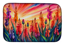 Load image into Gallery viewer, Gladiolus in Color Dish Drying Mat