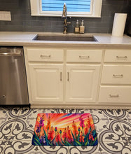 Load image into Gallery viewer, Gladiolus in Color Memory Foam Kitchen Mat