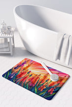 Load image into Gallery viewer, Gladiolus in Color Memory Foam Kitchen Mat