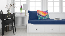 Load image into Gallery viewer, Gypsophila in Color Fabric Standard Pillowcase – Artistic Decorative Front, White Back