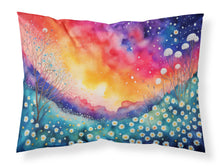 Load image into Gallery viewer, Gypsophila in Color Fabric Standard Pillowcase – Artistic Decorative Front, White Back