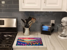 Load image into Gallery viewer, Hyacinths in Color Glass Cutting Boards – Durable, Decorative Kitchen Art Large